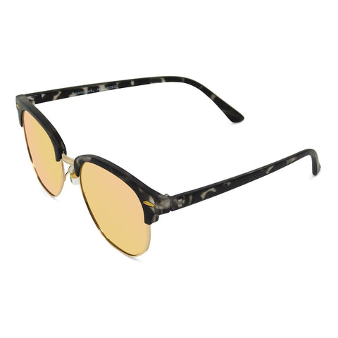 Premium Polarized Gold Mirror Club Sunglasses