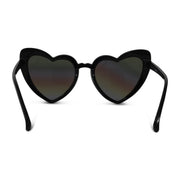 Shiny Heart-Shaped Surf Sunglasses