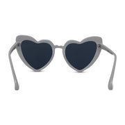 Shiny Heart-Shaped Surf Sunglasses