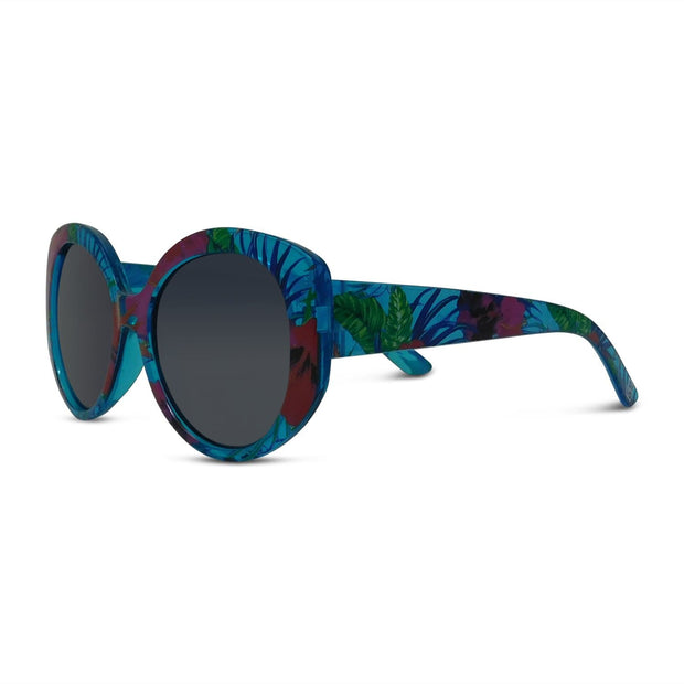 Kids Tropical Oval Large Frame Sunglasses
