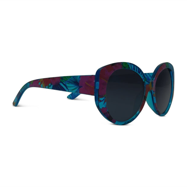Kids Tropical Oval Large Frame Sunglasses