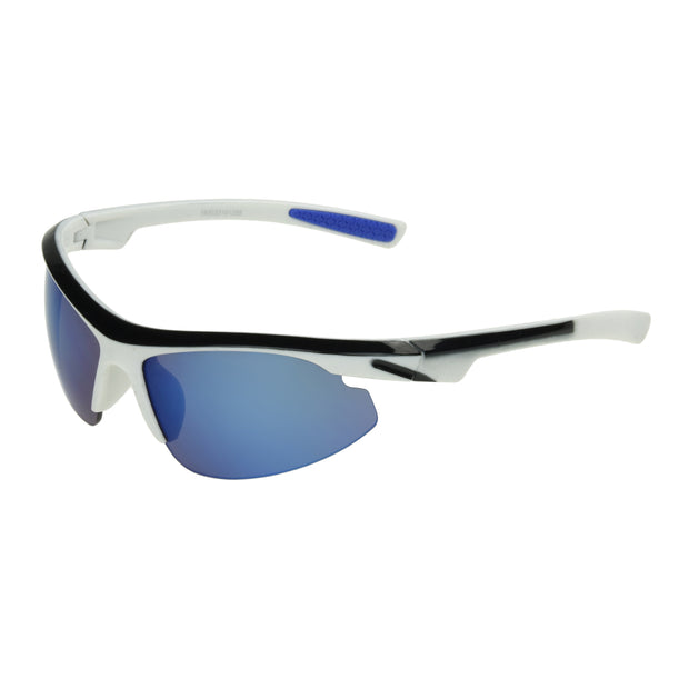 Kids Semi-Rimless Sport Wrap Sunglasses