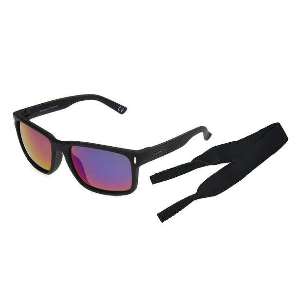 Polarized Matte Classic Sunglasses w/ Black Cord
