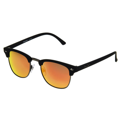 Polarized Gunmetal Gold/Orange Mirror Club Sunglasses