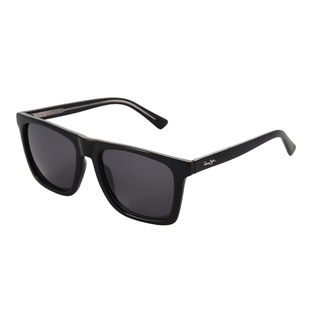Dunes Premium Polarized Shiny Black Square UVA-UVB Sunglasses – Panama Jack®