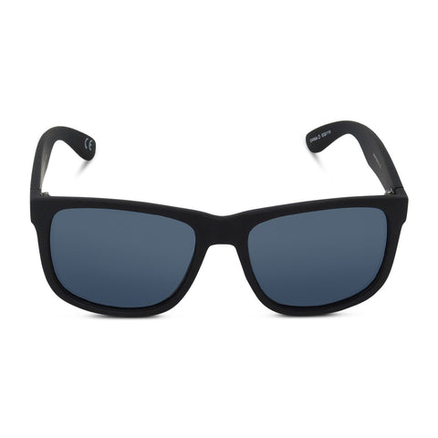 Polarized Classic Wrap Solid Smoke Sunglasses