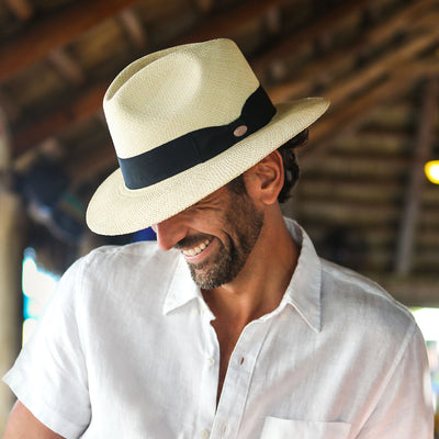Vintage Washed Cotton Mens Sun Hat Wide Brim Safari Hats for Men and Women  Bo