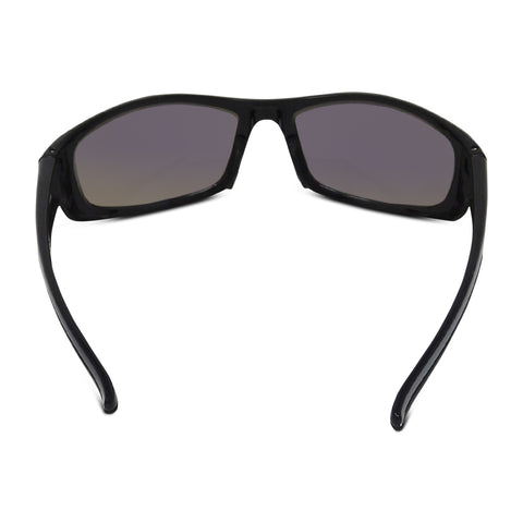 Sport Wrap Mirror Sunglasses