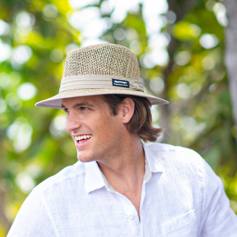 Matte Seagrass Safari Hat