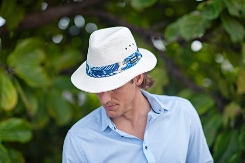 Tropical Band Natural Toyo Safari Hat