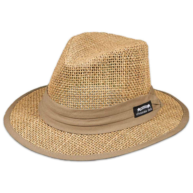 Matte Seagrass Safari Hat
