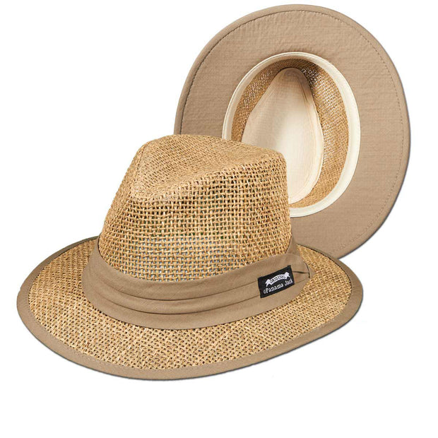 Matte Seagrass Safari Hat