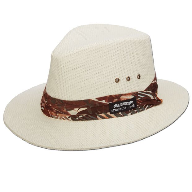 Tropical Band Natural Toyo Safari Hat