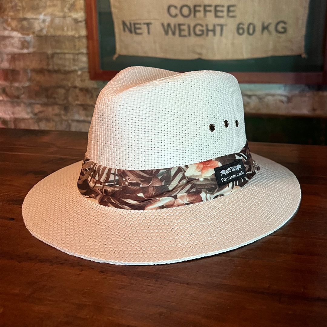 Tropical Band Natural Toyo Safari Hat