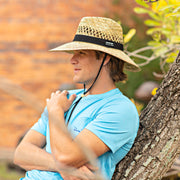 Straw Beach Hat, Sun Hat With Tie Dye Classic Wide Brim Mens Womens Straw  Hat Handmade Lifeguard Waterman Pierside Outsider UV Panama Hat -  UK