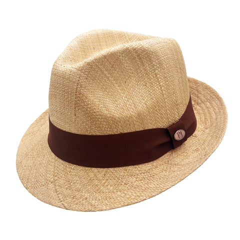 Premium Matte Raffia Fedora Hat - All Sales Final