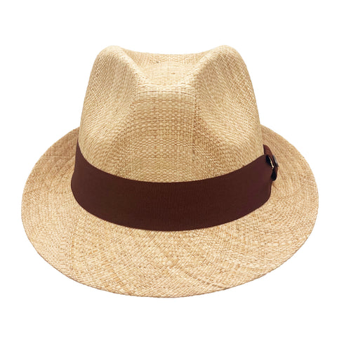 Premium Matte Raffia Fedora Hat - All Sales Final