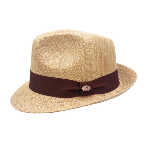 Premium Matte Raffia Fedora Hat - All Sales Final