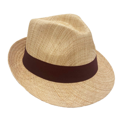 Premium Matte Raffia Fedora Hat - All Sales Final