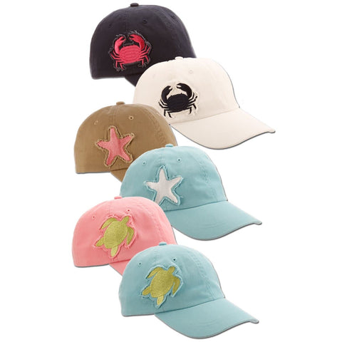 Sea Creatures Frayed Patch Baseball Cap