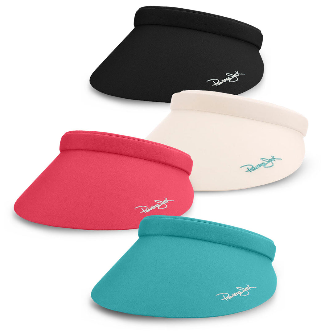 Microfiber Color Clip Women s Sun Visor Hat Panama Jack