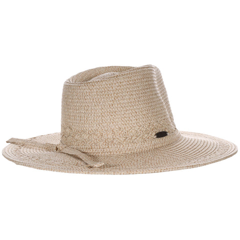 Paper Braid Straw Western Sun Hat