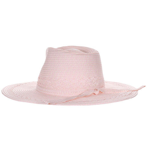 Paper Braid Straw Western Sun Hat