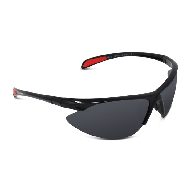 Panama Jack Mens UV Protection Wrap Around Sunglasses | Black | One Size | Eye Care Sunglasses | UV Protection|Adjustable Straps