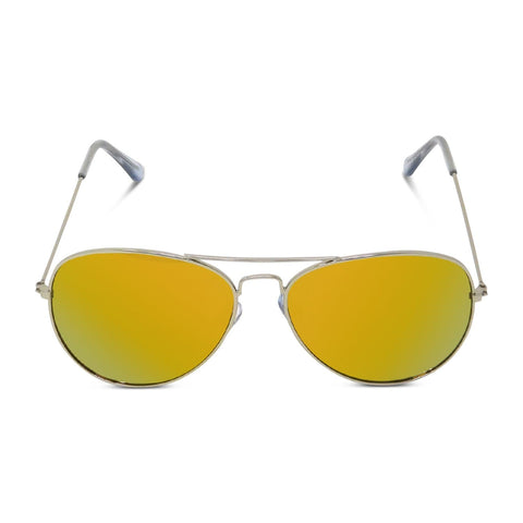 Silver Aviator Sunglasses