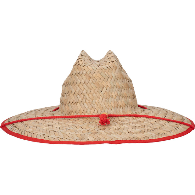 Hang Ten Beach Straw Lifeguard Sun Hat with Adjustable Chin Cord,  Multicolor, One Size : : Clothing, Shoes & Accessories