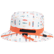 Kids Surfboard Print Sun Protection Bucket Hat