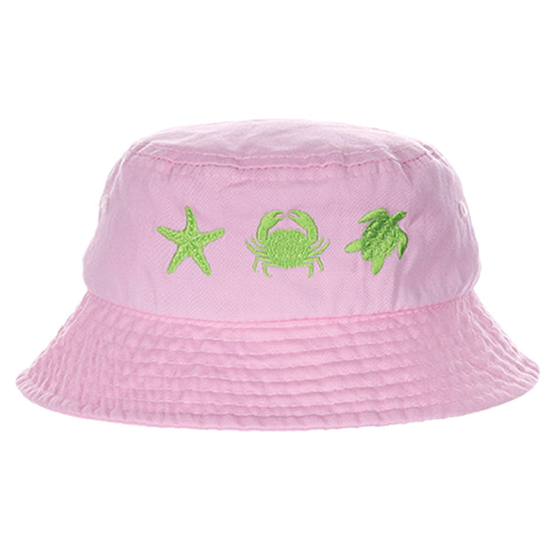 Jax Quilted Bucket Hat - Baby Pink