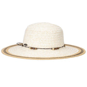 Paper Braid Wooden Beads Sun Hat