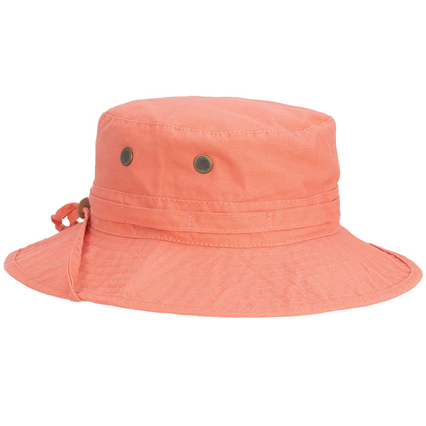 Multi-Color Palm Underbrim Bucket Sun Hat