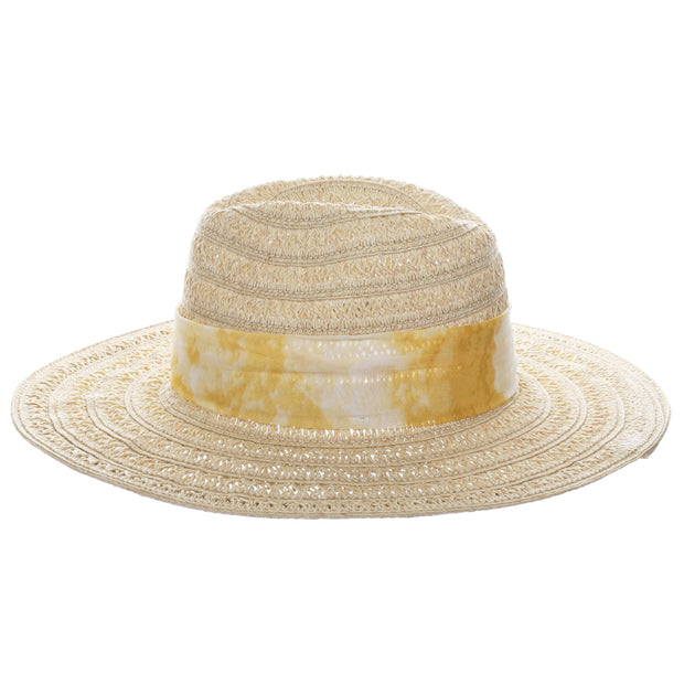 Paper Braid Chiffon Safari Sun Hat - All Sales Final