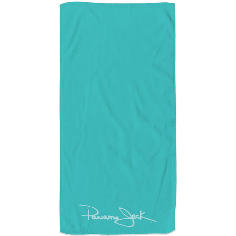 Embroidered Signature Velour Beach Towel