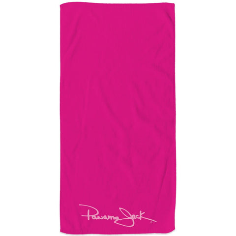 Embroidered Signature Velour Beach Towel