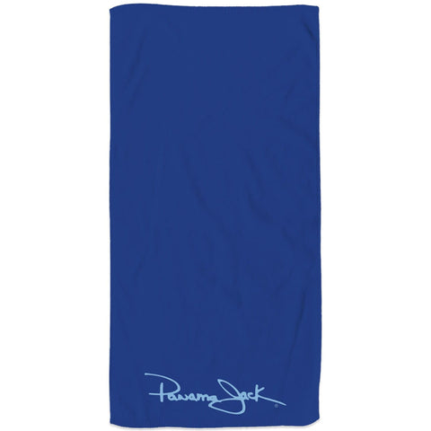 Embroidered Signature Velour Beach Towel