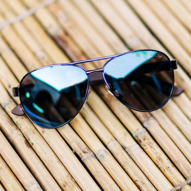 Premium Polarized Aviator Mirror UVA-UVB Protection Sunglasses