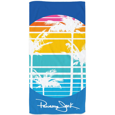 Striped Palms Signature Beach Towel