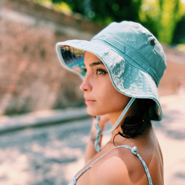 Bucket Hats For Women Wide Brim Summer Travel Packable Cotton Bucket Beach  Sun Hat Upf 50+