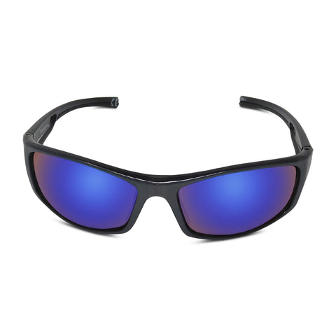 Sport Wrap Mirror Sunglasses