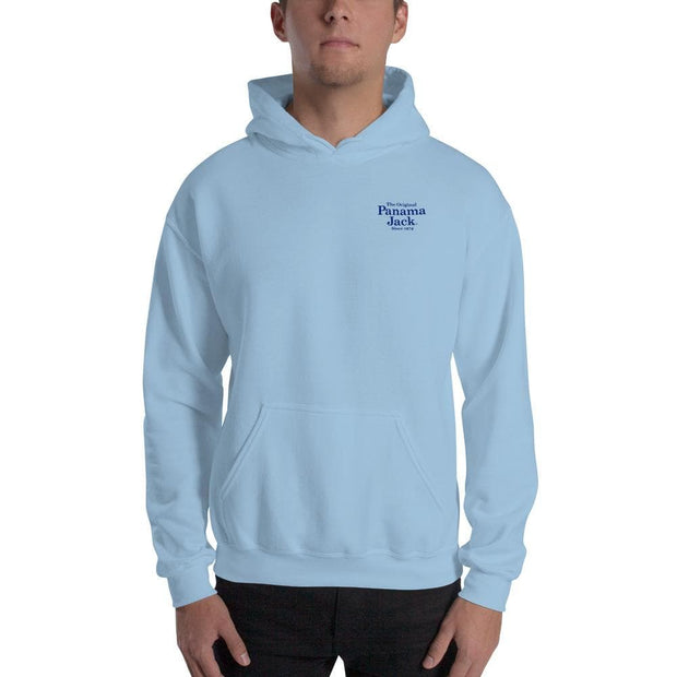 Original Sun Tan Products Unisex Hoodie - 2 Sided Blue Print