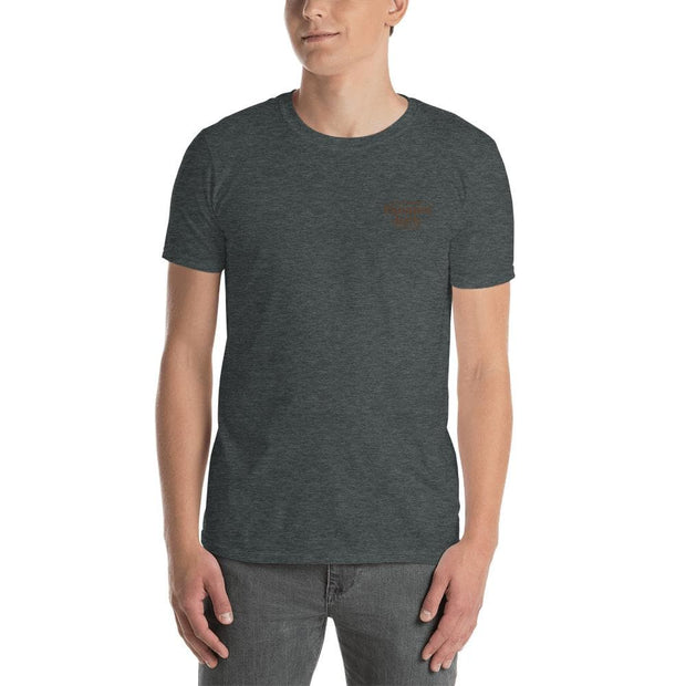 Original Sun Tan Products Short-Sleeve Unisex T-Shirt - 2 Sided Brown Print