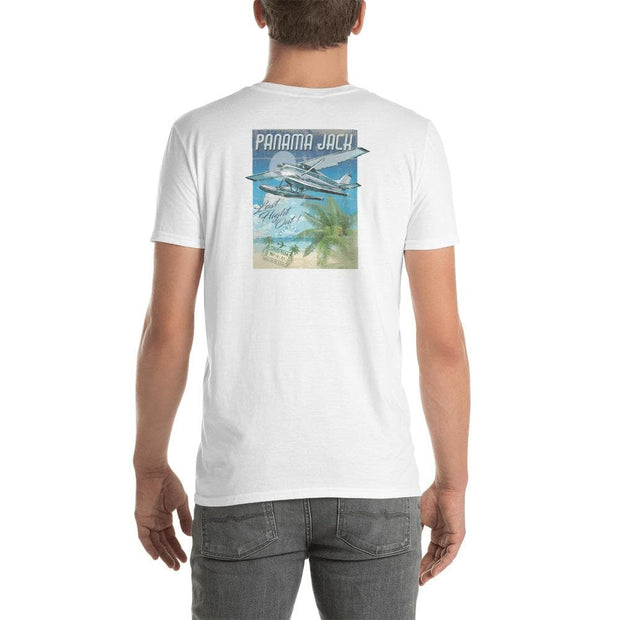 Seaplane Last Flight Out Short-Sleeve Unisex T-Shirt - 2 Sided Print