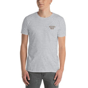 Original Sun Tan Products Short-Sleeve Unisex T-Shirt - 2 Sided Brown Print