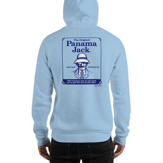Original Sun Tan Products Unisex Hoodie - 2 Sided Blue Print