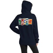 Jack 74 License Plate Unisex Hoodie - 2 Sided Print