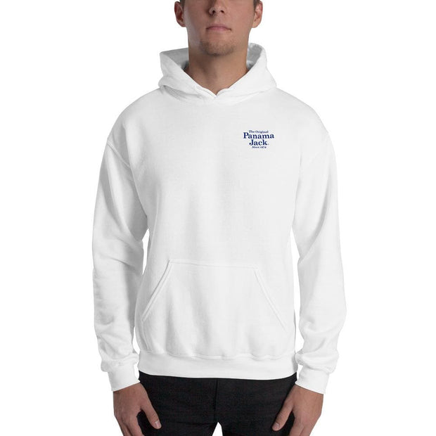 Original Sun Tan Products Unisex Hoodie - 2 Sided Blue Print