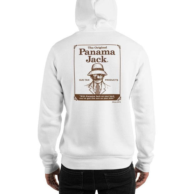 Original Sun Tan Products Unisex Hoodie - 2 Sided Brown Print